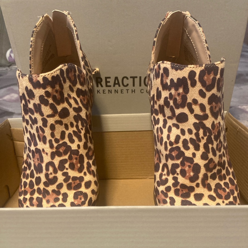 Nordstrom Brown Ankle Boots with Elastic Panels